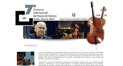 Desktop Screenshot of concursodecamaraantongarciaabril.com