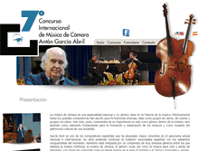 Tablet Screenshot of concursodecamaraantongarciaabril.com